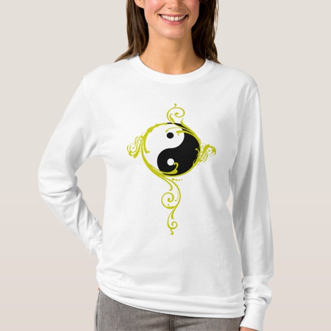 Yin Yang Design T-Shirt (Front)