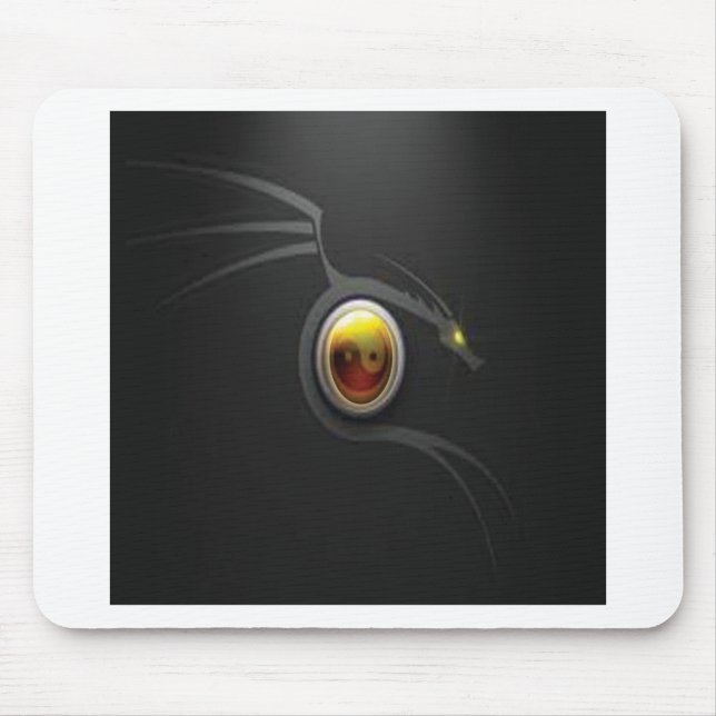 YIN YANG DRAGON MOUSE PAD (Front)
