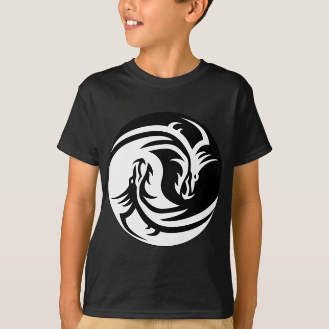 Yin Yang Dragon T-Shirt (Front)