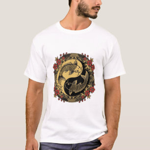 Yin Yang Dragons Graphic T-Shirt