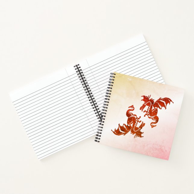 Yin Yang Dragons Notebook (Inside)