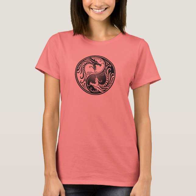 Yin Yang Dragons T-Shirt (Front)
