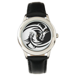 yin yang dragons watch