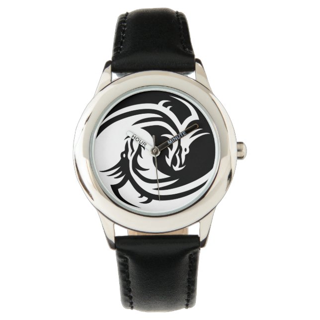 yin yang dragons watch (Front)