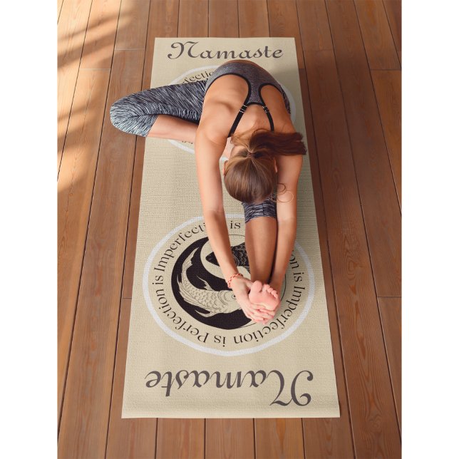 Yin Yang Dutch White Workout, Pilates and Yoga Mat (Yin Yang Dutch White Workout, Pilates and Yoga Mat)