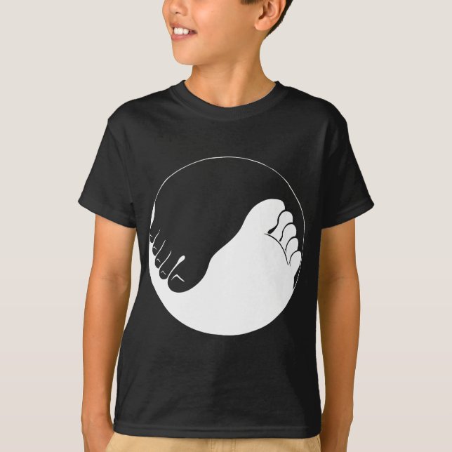 Yin Yang Feet T-Shirt (Front)