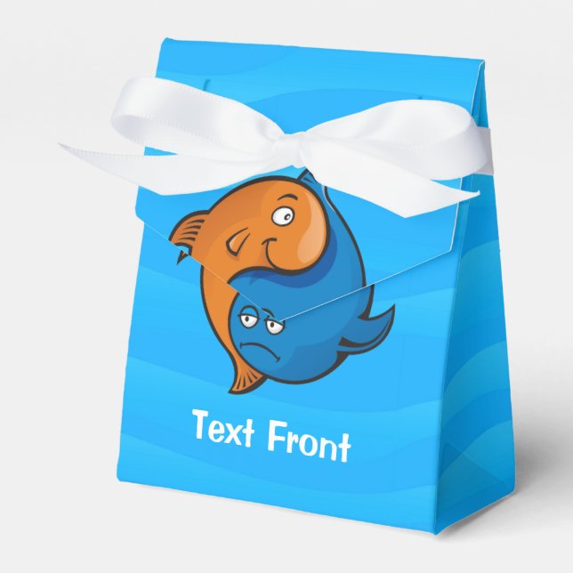 Yin Yang Fish Cartoon Favour Box (Front Side)