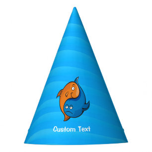 Yin Yang Fish Cartoon Party Hat