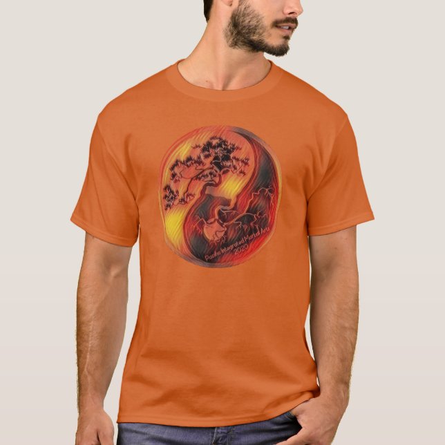 yin yang flames 2020 T-Shirt (Front)