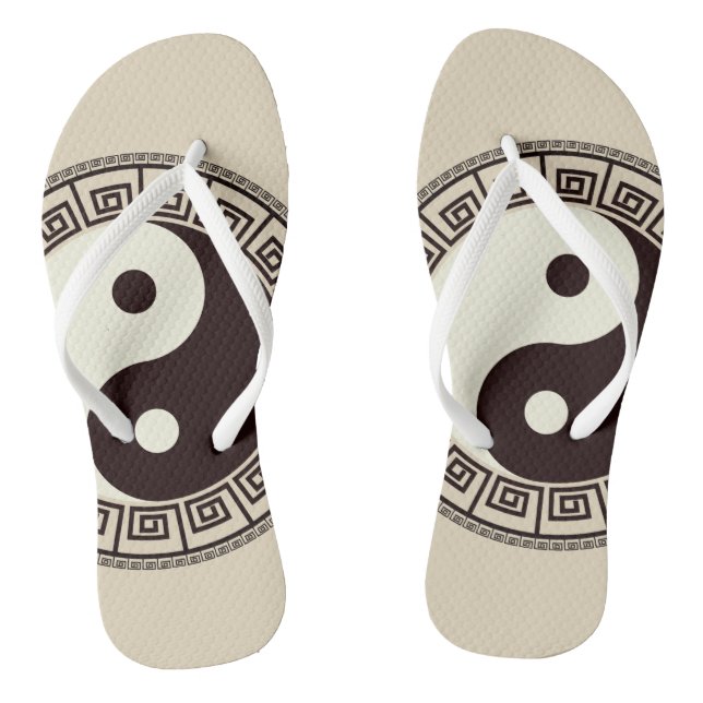 Yin yang flip flops (Footbed)