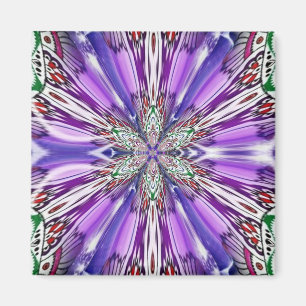 yin yang flower magnet