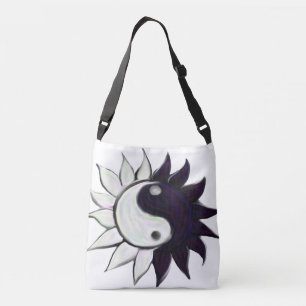 Yin-Yang Flower Shoulder Bag