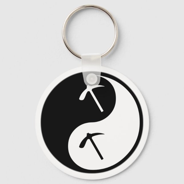 Yin Yang Geology Key Ring (Front)