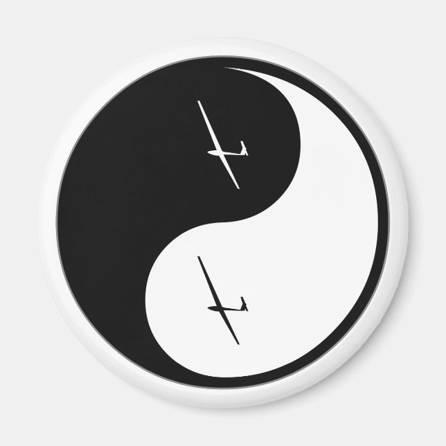 Yin Yang Gliding Magnet (Front)