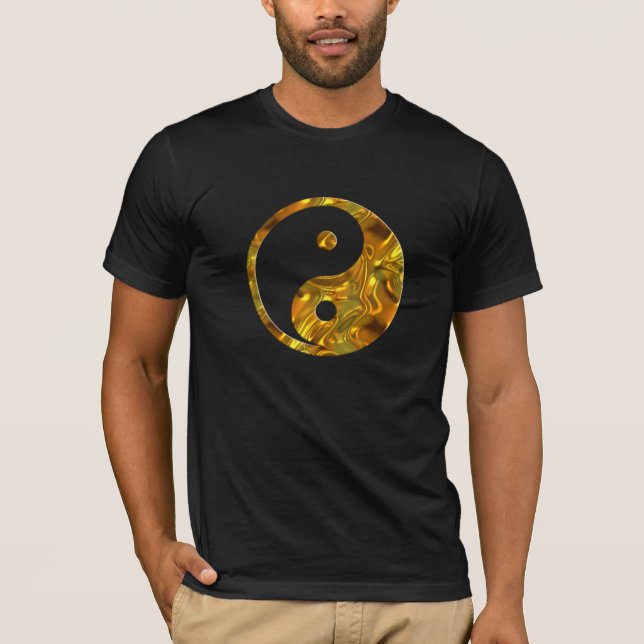 Yin & Yang GOLD T-Shirt (Front)