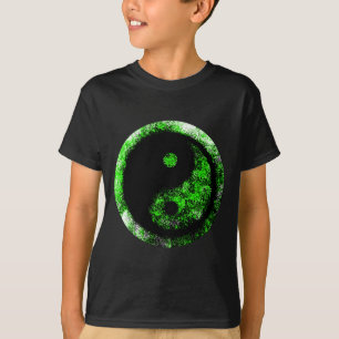 Yin Yang Green Black The MUSEUM Zazzle Gifts T-Shirt