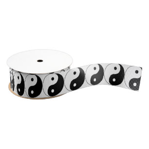 Yin Yang Grosgrain Ribbon