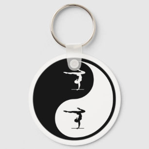 Yin Yang Gymnastics Key Ring