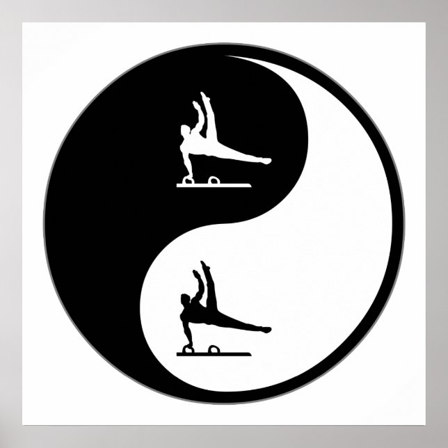 Yin Yang Gymnastics Poster (Front)