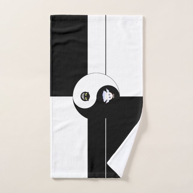 Yin yang hand towel (Hand Towel)