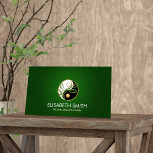 Yin Yang -Holistic Wellness Coach Business Card