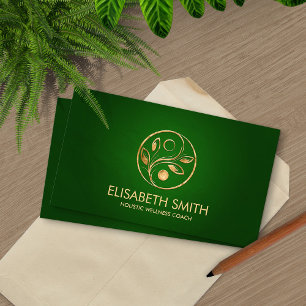 Yin Yang -Holistic Wellness Coach Business Card
