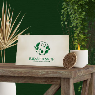 Yin Yang -Holistic Wellness Coach Business Card