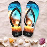 Yin Yang Ice and Fire sacred symbol with your name