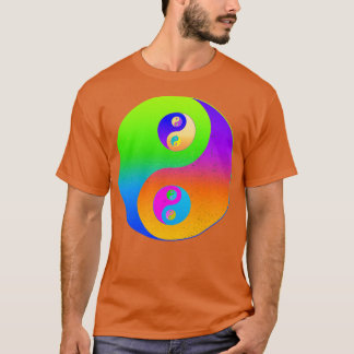 Yin Yang Infinity Trippy Psychedelic Tie Dye T-Shirt
