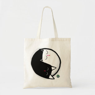 Yin & Yang Kitties Tote Bag
