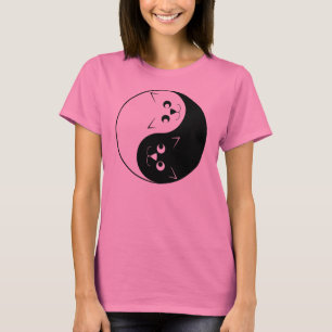 Yin Yang Kitty Cat T-Shirt