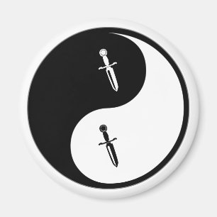 Yin Yang Knives Magnet