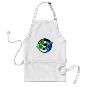 Yin-Yang Koi Design Standard Apron