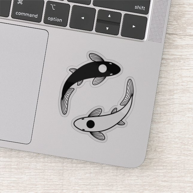 Yin Yang Koi Fish (Detail)