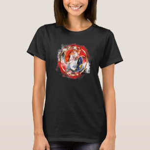 Yin Yang Koi Fish Balance Feng Shui Graphic T-Shirt