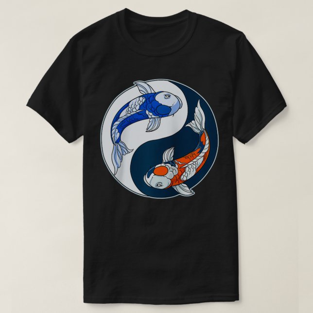 Yin Yang Koi Fish Gift  T-Shirt (Design Front)