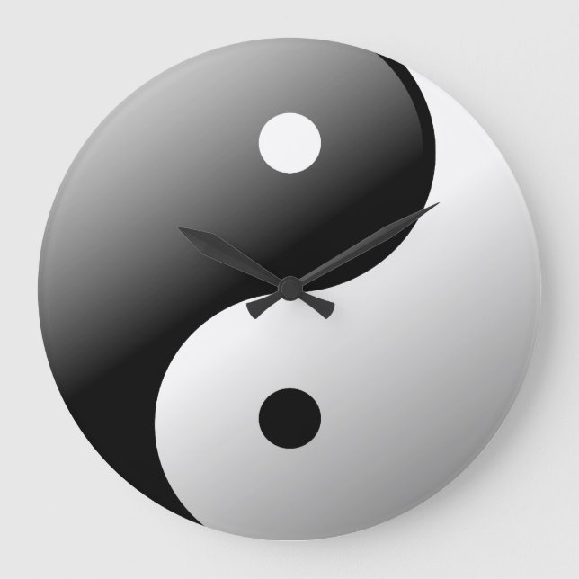 Yin Yang Large Clock (Front)