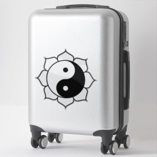 Yin Yang Lotus transparent
