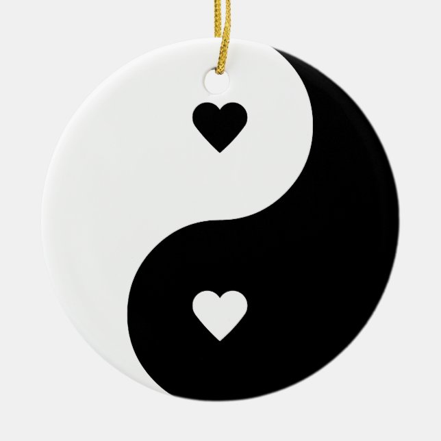 Yin Yang Love ornament (Front)