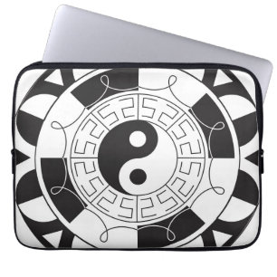 Yin Yang Mandala Laptop Sleeve