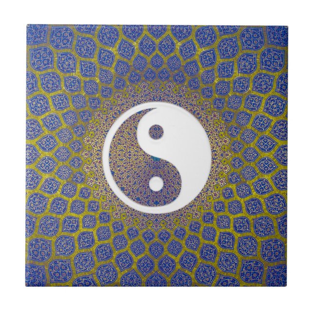 Yin Yang Mandala Tile (Front)