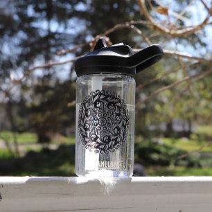 Yin Yang Mandala Water Bottle