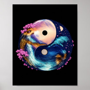 Yin Yang Mandala Zen Harmony Lance Yoga Meditation Poster