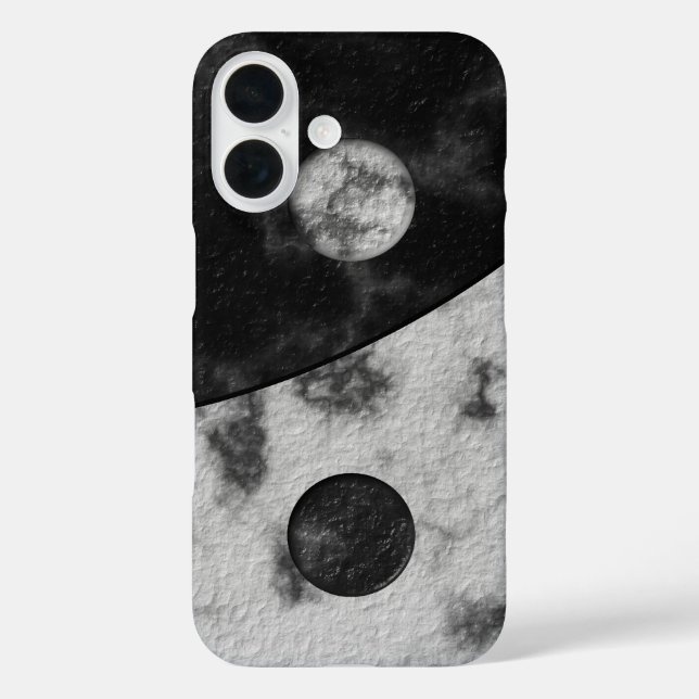 Yin Yang Marble Case-Mate iPhone Case (Back)