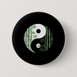 Yin Yang Mboo Harmony Zen Symbol Yoga Art For Wome 6 Cm Round Badge
