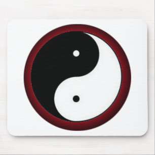 YIN YANG MOUSE PAD
