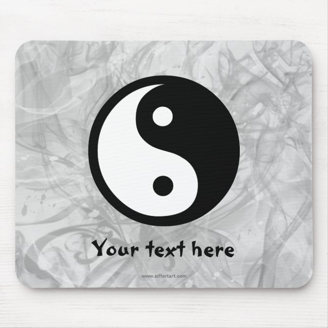 Yin Yang Mouse Pad (Front)