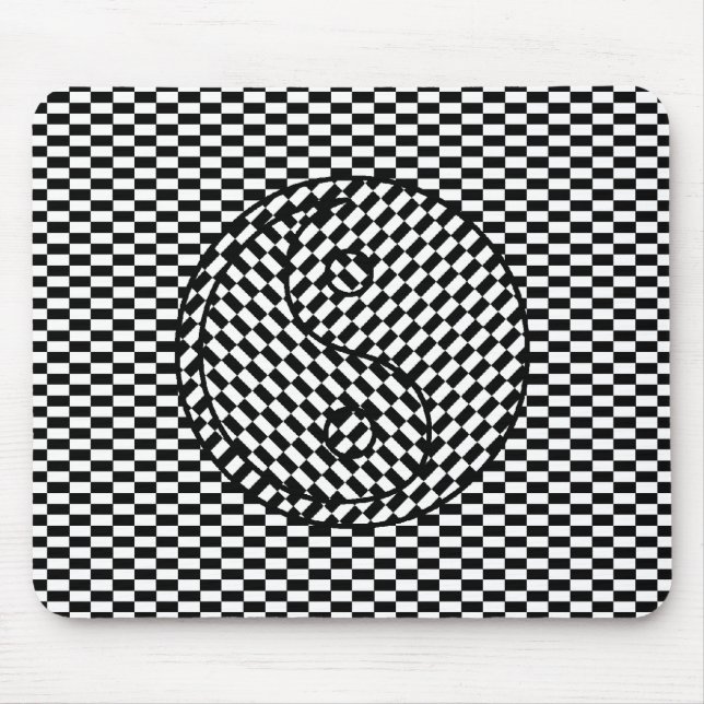 Yin Yang Mouse Pad (Front)