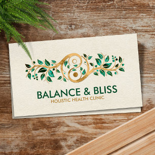 Yin Yang - Nature Balance Business Card