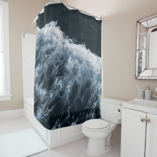 Yin Yang Ocean Glam 1 Shower Curtain